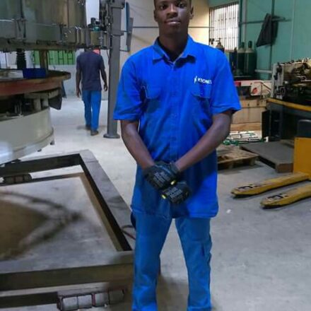 Kizito an Electromechanics Student: Krones Internship
