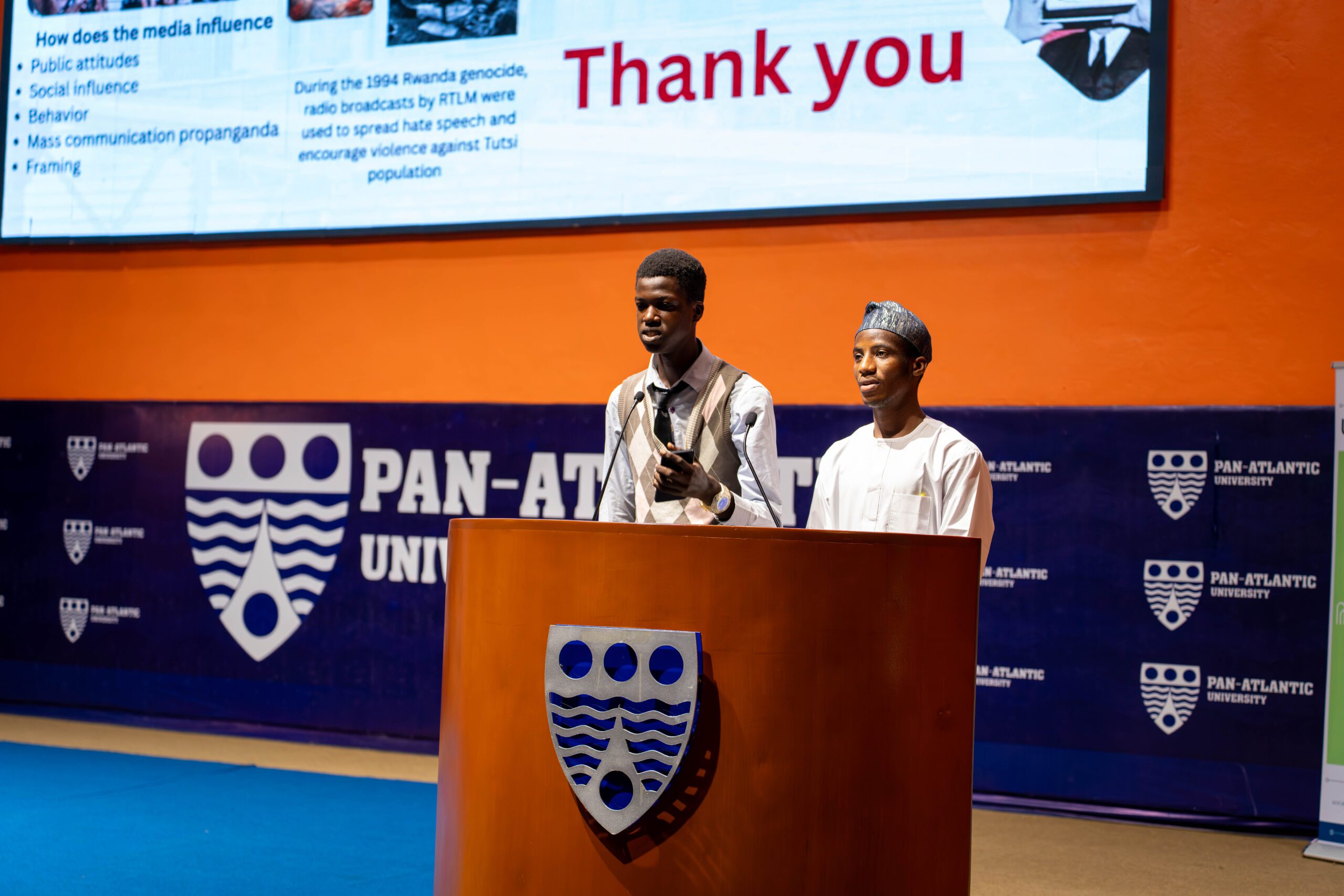 IIT Students during their presentation in the UNIV NIGERIA 2026 Forum